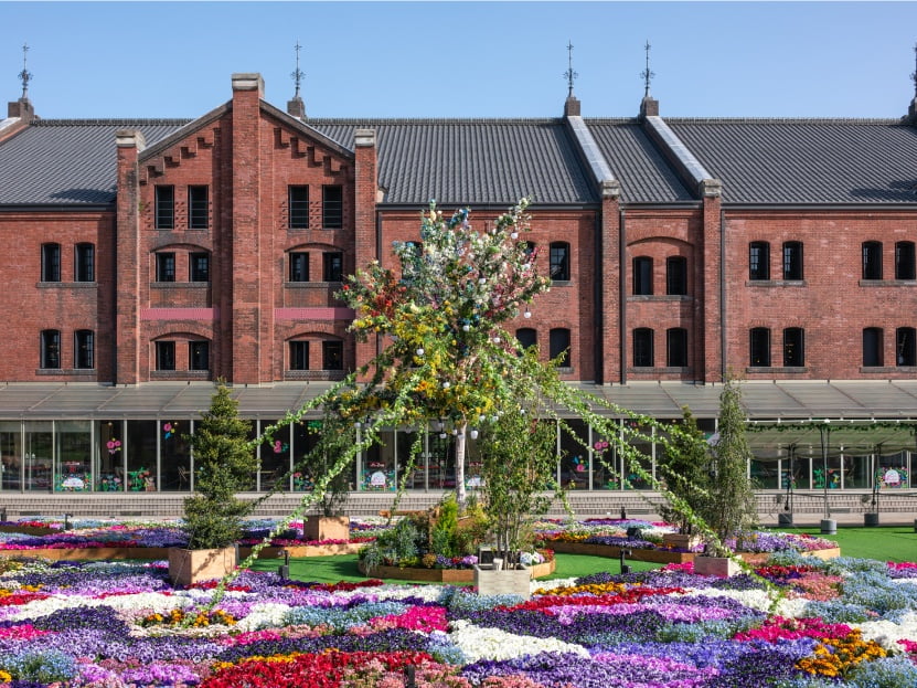 『FLOWER GARDEN 2024』横浜赤レンガ倉庫様の施工事例の写真